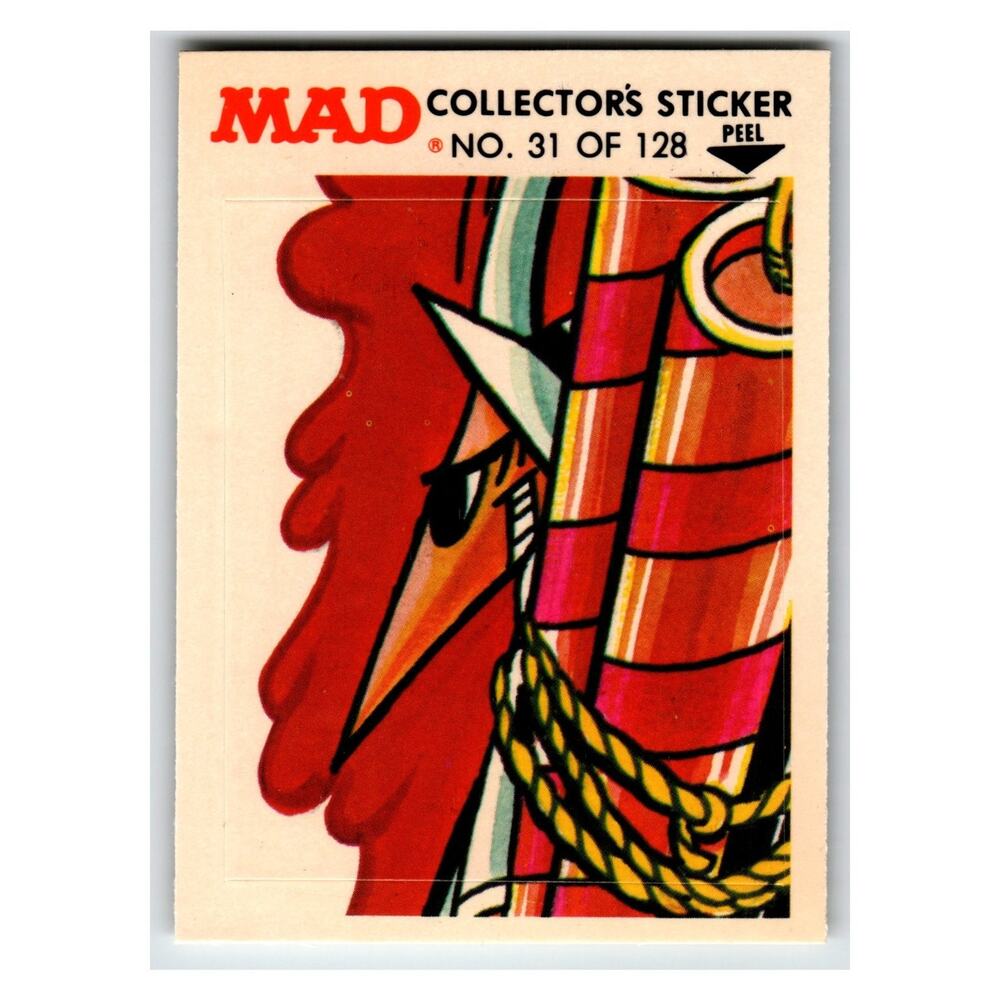 MAD Collectors Sticker #31 of 128 1983 Fleer